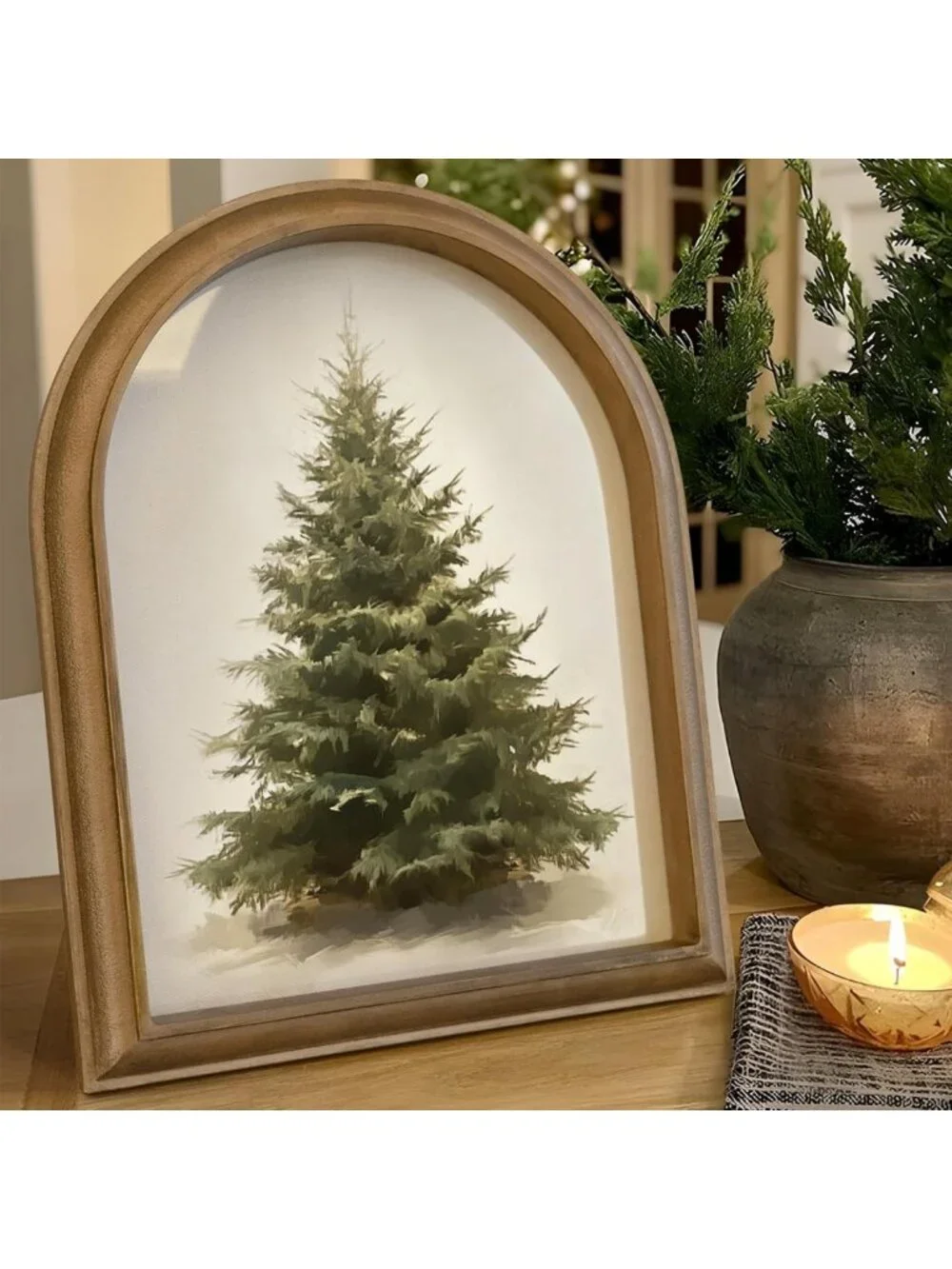 Vintage Rustic Christmas Tree Wall Art - 11